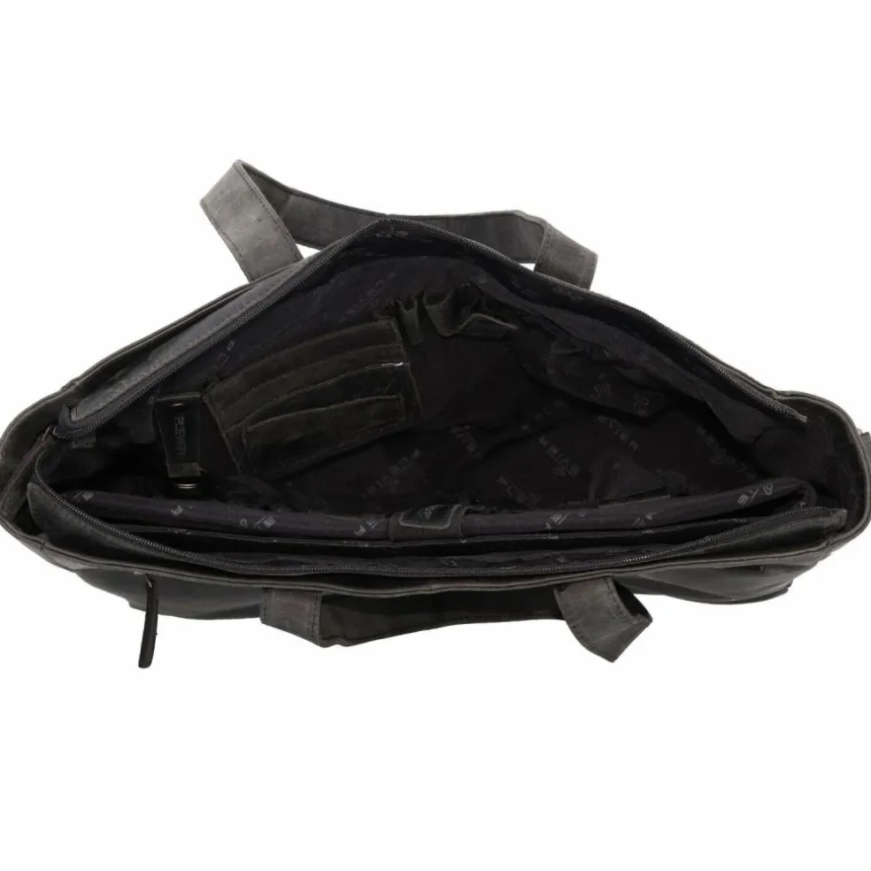 Plevier Shopper Tasche Leder 41 cm Laptopfach