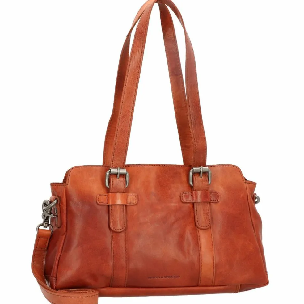Spikes & Sparrow Schultertasche Leder 34 cm
