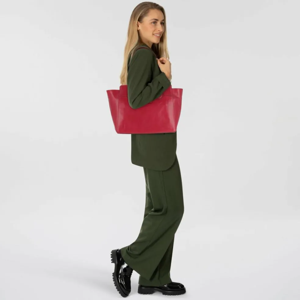 The Bridge Elettra Shopper Tasche Leder 44 cm